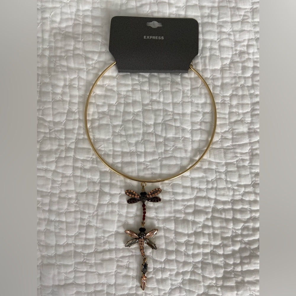 Express brand new round necklace.